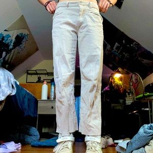 beige corduroy pants